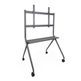 Tooq iSTAND Soporte de Suelo con Ruedas para Pantallas 50-86 pulgadas, Gris